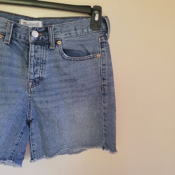 Madewell Cutoff High-waist Denin Shorts Size 26 - Picture 3 of 11